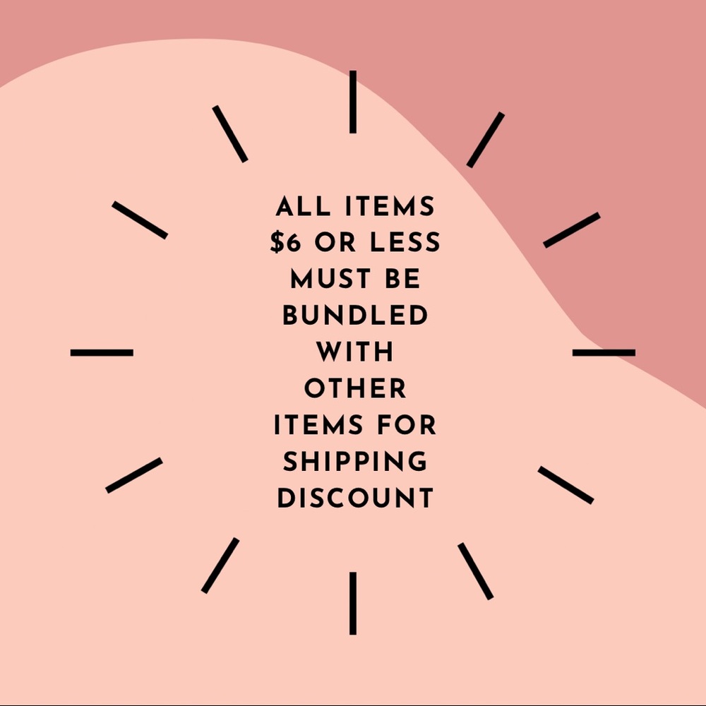 Bundle with other items for shipping discount